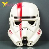 Маска карнавальна воїна Дарт Вейдера червона оптом фото 74
