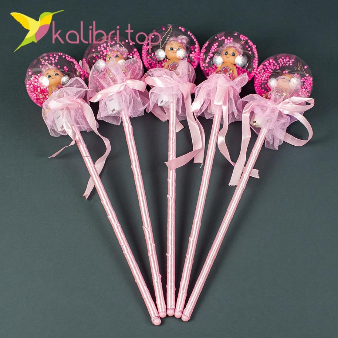 Светодиодные палочки куколки розовый оптом фото 03