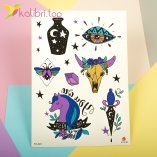 Детские, временные, пеоеводные татуировки - Зодиак, оптом - фото 1