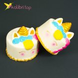 Игрушка сквиш торт Единорог оптом фото 1