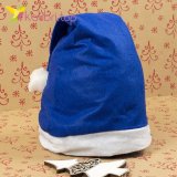 Шапка Деда Мороза синяя HQ-3499 оптом фото 01