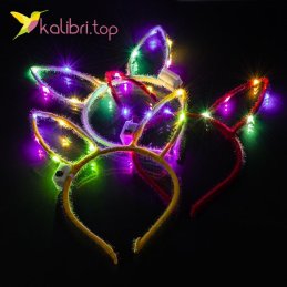Ободок LED Зайчик, оптом фото 2