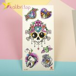 Дитячі, тимчасові, перекладні татуювання хелловін, оптом - фото 1