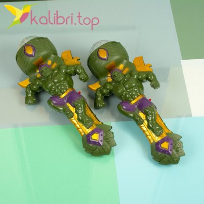 Игрушечный светящийся микрофон Халк оптом фото 1