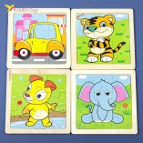 Дерев&#039;яні пазли Всезнайка оптом фото 01