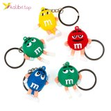 Брелки M&M резиновые 10 см оптом фото 01