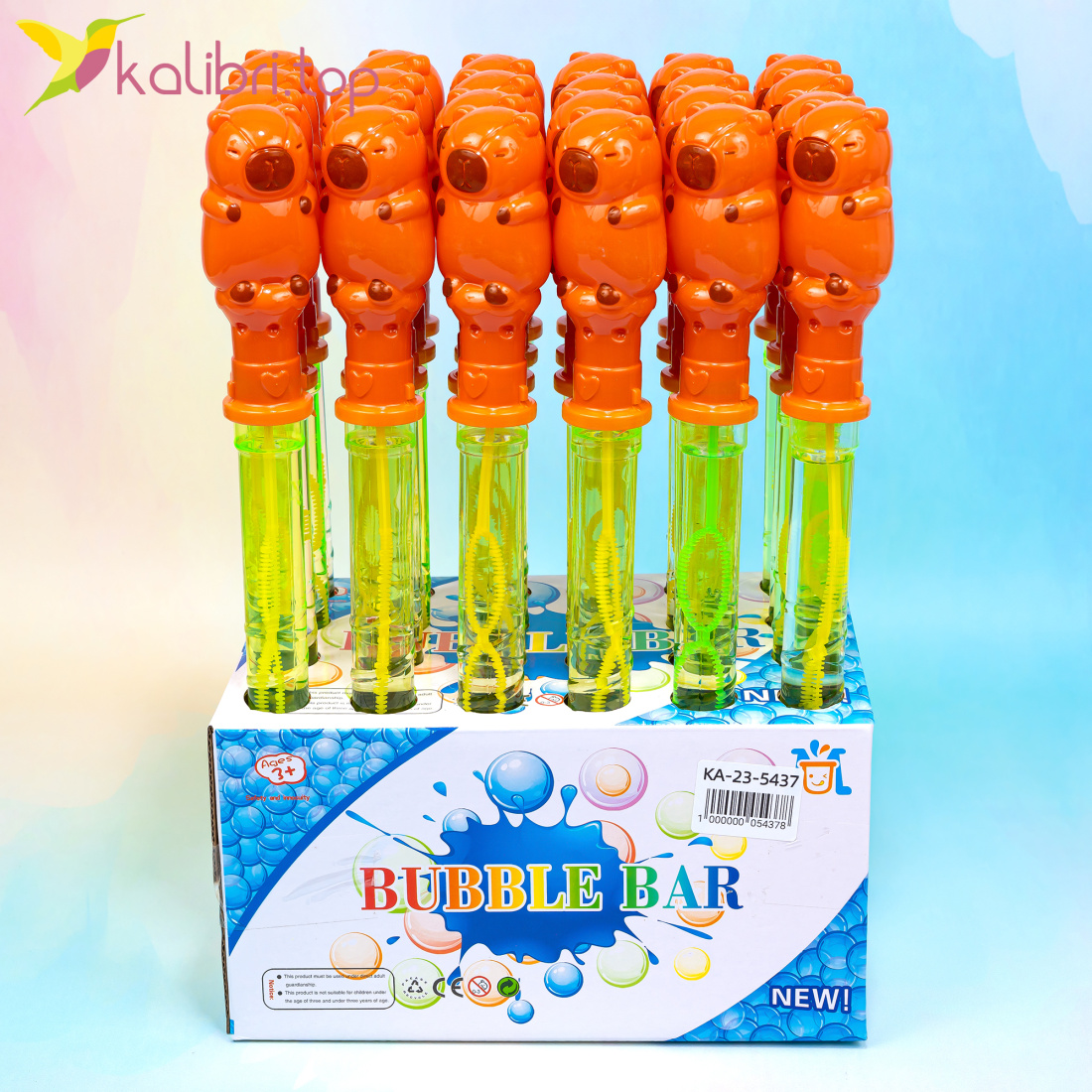 Мильні бульбашки Капібара 36 см оптом фото 01