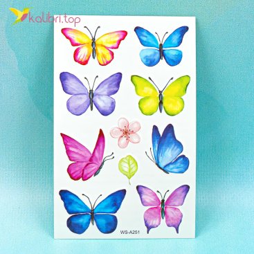 Дитячі татуювання Метелики WS-A251 - Купити
