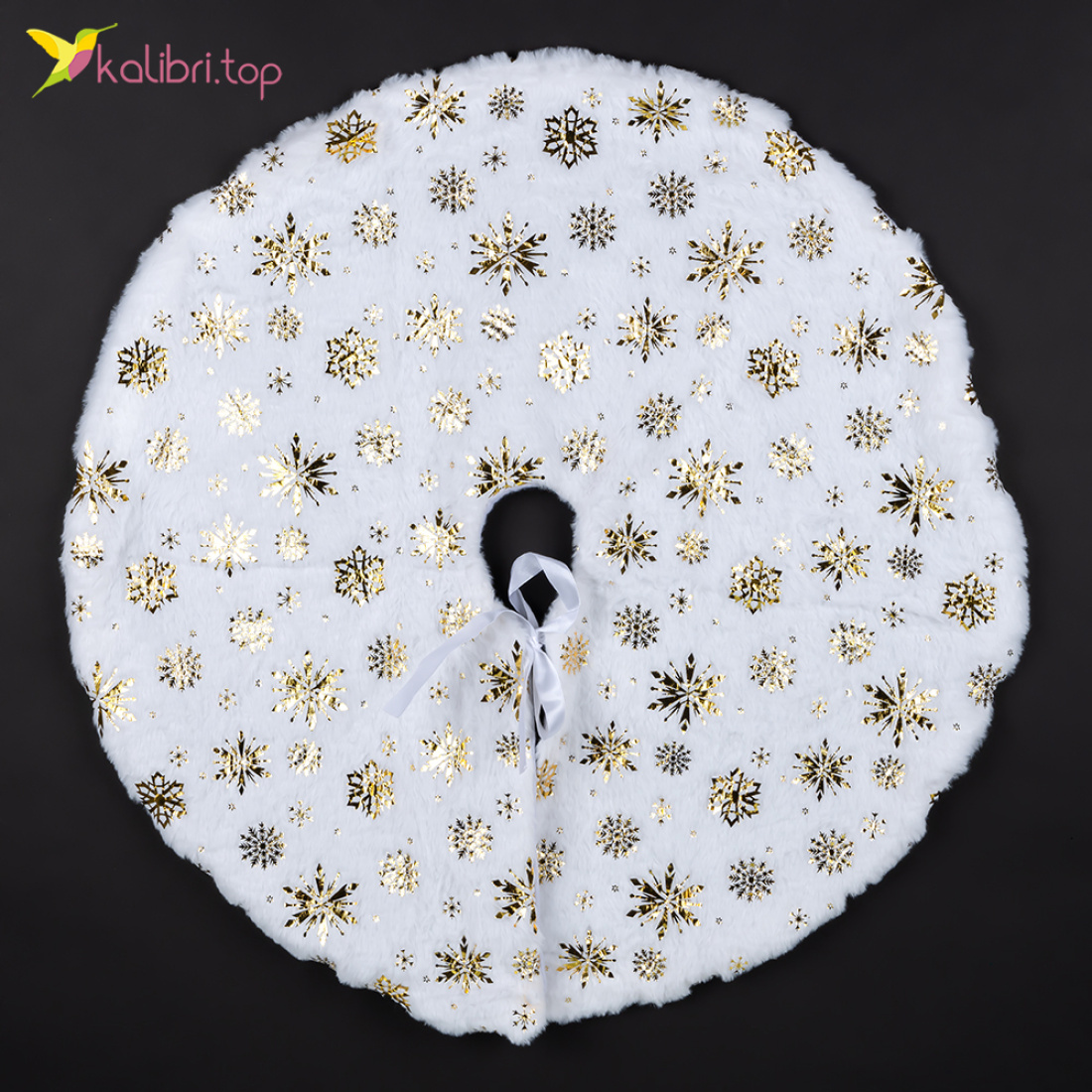 Спідниця для новорічної ялинки Сніжинка 65 см оптом фото 01 Спідниця для новорічної ялинки Сніжинка 65 см оптом фото 01