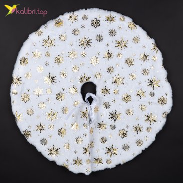 Спідниця для новорічної ялинки Сніжинка 65 см - Фото Спідниця для новорічної ялинки Сніжинка 65 см - Купити