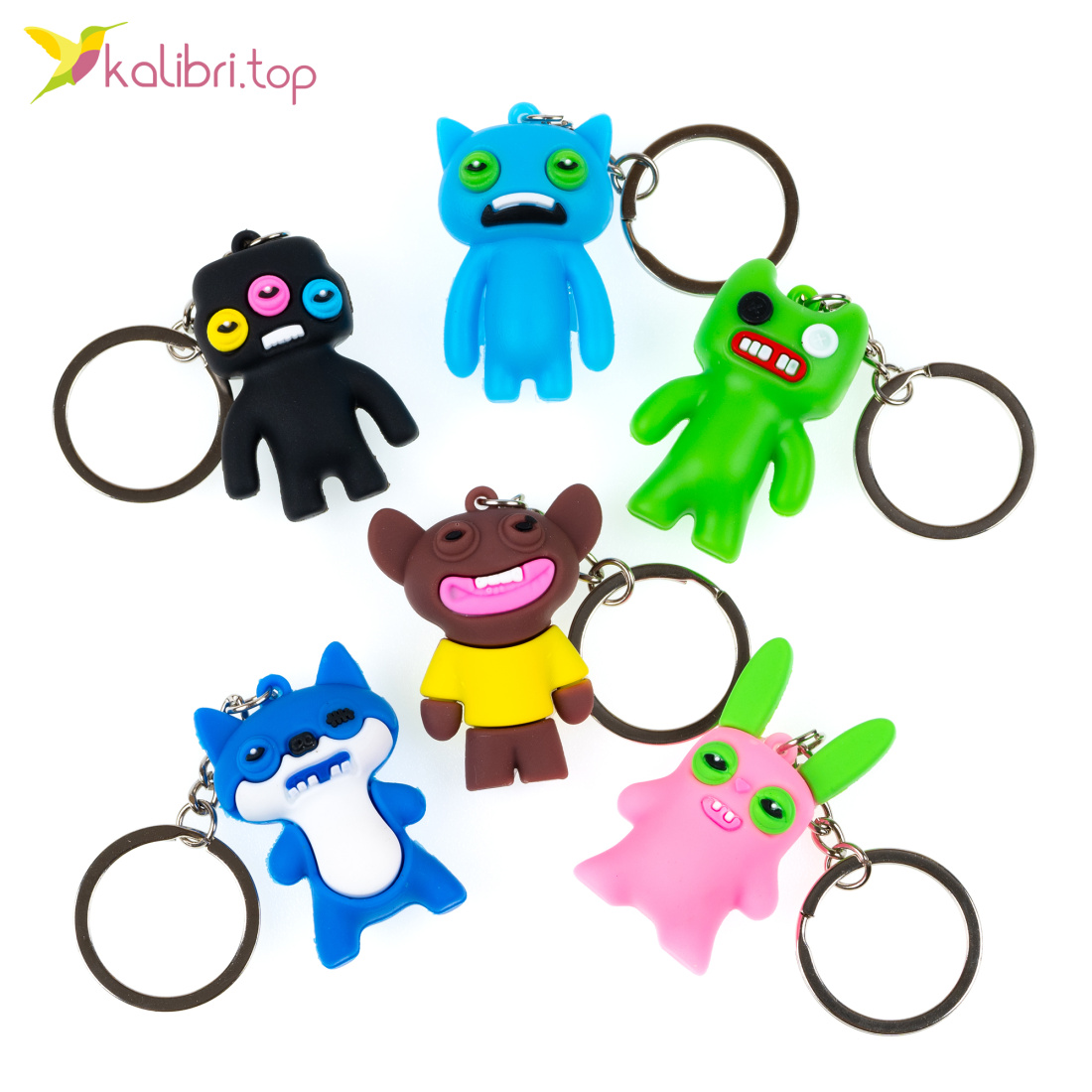Брелки резиновые Фуглеры 10 см оптом фото 01