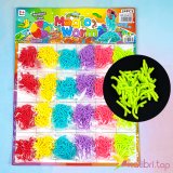 Антистресс Силиконовые Червячки тянущиеся однотонные оптом фото 01