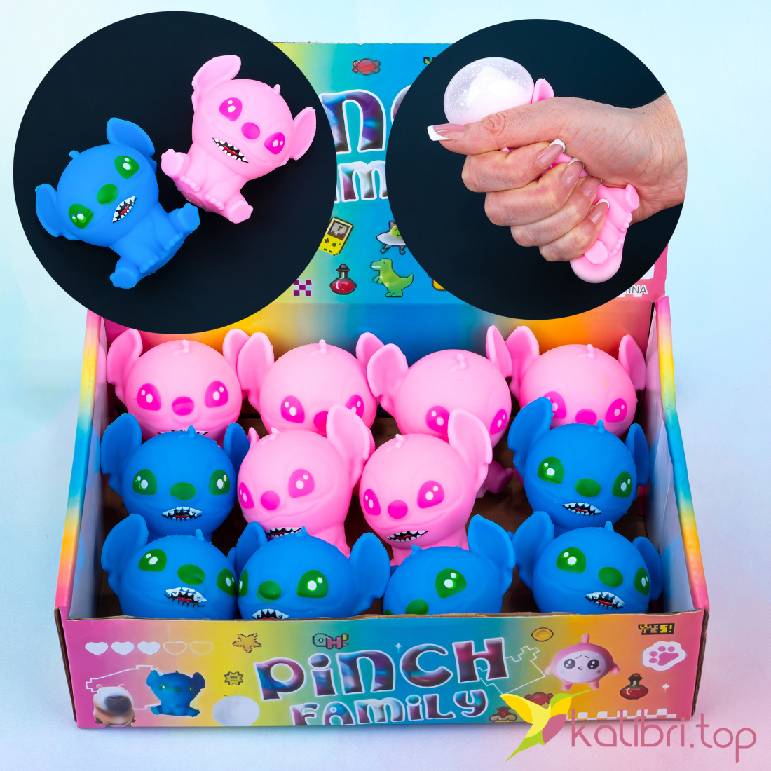 Антистрес піна Чудик 7,2 см, 45 г оптом фото 01