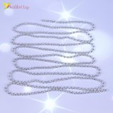 Новогодний декор бусы серебряные 2,75 метра, 12 штук оптом фото 01 Новогодний декор бусы серебряные 2,75 метра, 12 штук оптом фото 01