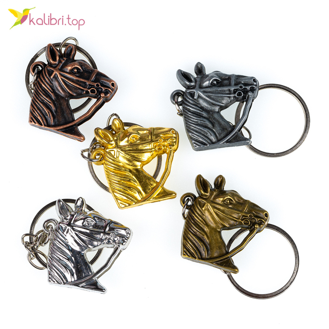 Брелки металлические Кони в упряжке 8,5 см оптом фото 01 Брелки металлические Кони в упряжке 8,5 см оптом фото 01