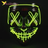 Светящиеся маска Судная ночь Judgment Night жёлтый оптом фото 01