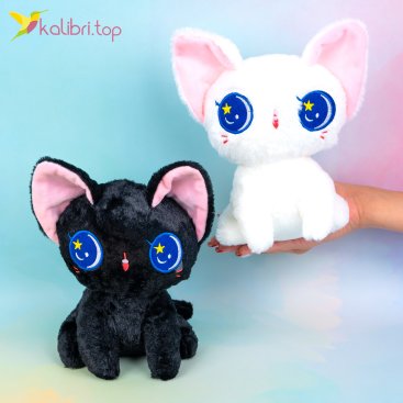 Мягкая игрушка лунный Кот 25 см - Купить