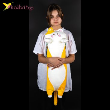 Игрушка обнимашка Кот рыжий 70 см - Купить