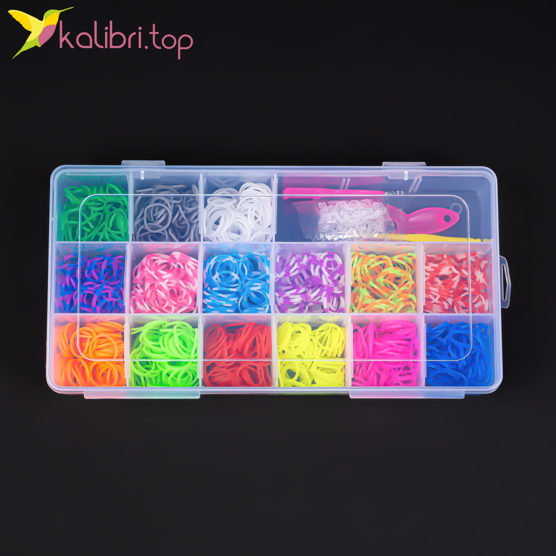 Набір гумок для плетіння Фантазія 23 см оптом фото 02