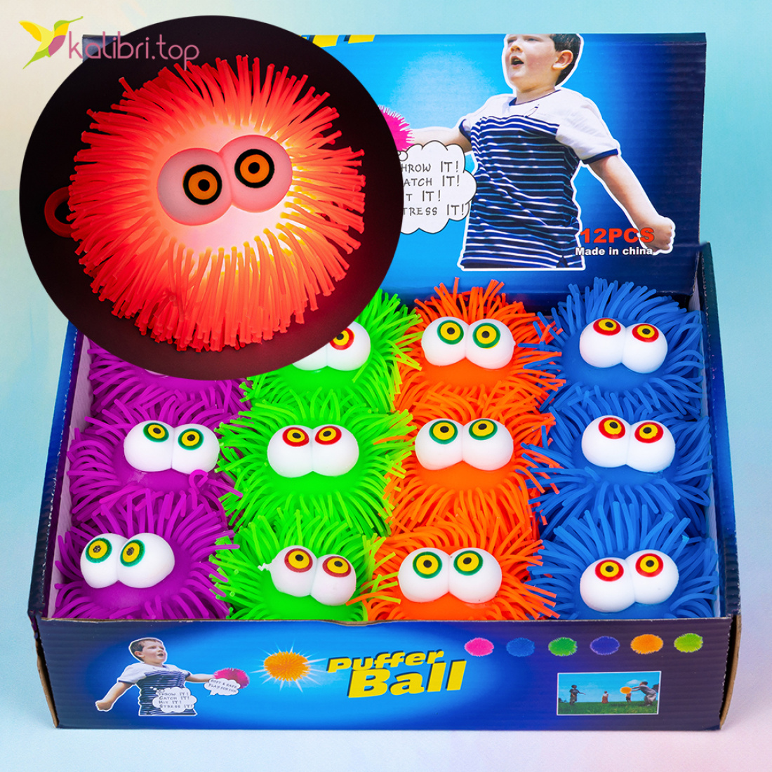 Силіконові їжачки, що світяться Очі 10 см оптом фото 01 Силіконові їжачки, що світяться Очі 10 см оптом фото 01