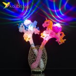 Светящийся микрофон-палочка с проектором Единорог оптом фото 01