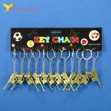 Брелоки Пистолеты металлические 12 штук оптом фото 01