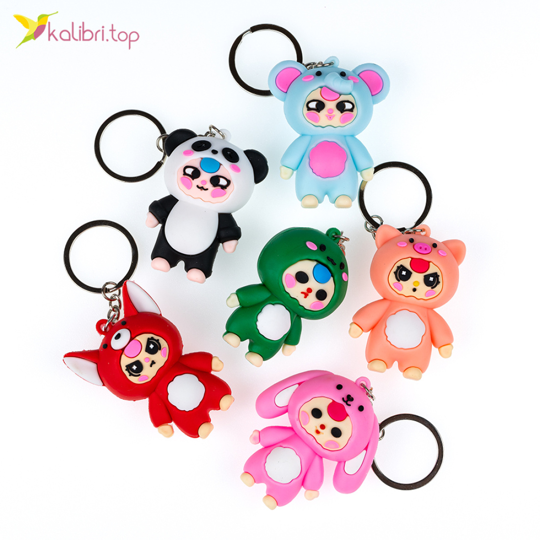 Великі брелоки гумові Діти в костюмах 11,5 см оптом фото 01 Великі брелоки гумові Діти в костюмах 11,5 см оптом фото 01