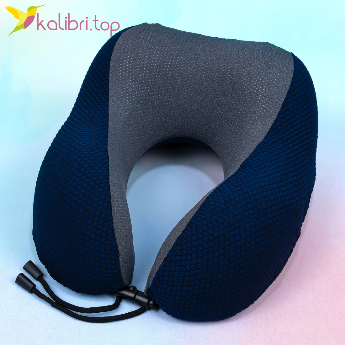 Дорожная подушка с эффектом памяти Отдых 27 см оптом фото 02