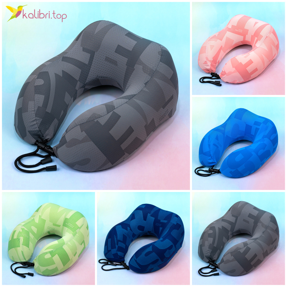 Підголівник із ефектом пам'яті Турист 29 см оптом фото 01