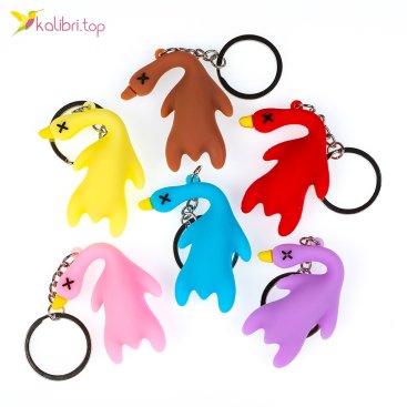 Брелки детские резиновые Утки 11,5 см - Купить