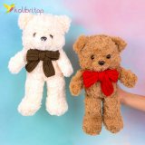Мягкие игрушки Мишка с бантом 32 см оптом фото 01