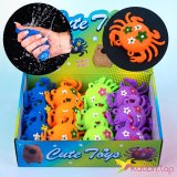 Антистресс брызгалка водой цветной краб 7 см, 37 г оптом фото 01