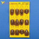 Брелки для авто ключей 4727, 12 штук оптом фото 01