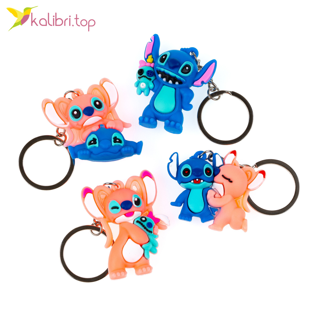 Брелоки дитячі гумові Ушастики 10 см оптом фото 01