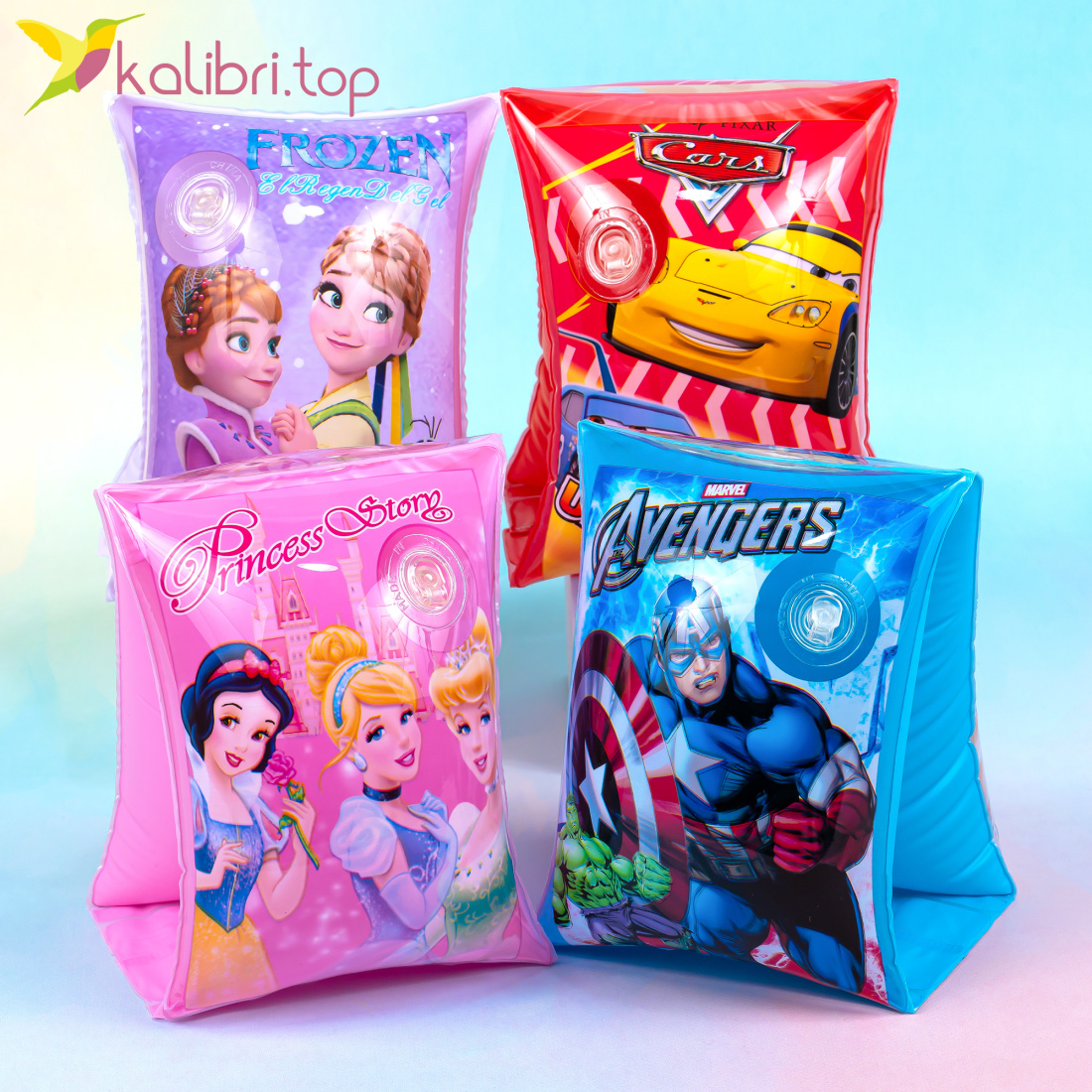 Дитячі нарукавники для плавання Веселощі 15 см оптом фото 01