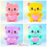 Мягкие игрушки Котики цветные 20 см оптом фото 01