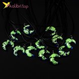 Флуоресцентні кулони, що світяться, Місяць синій оптом фото 01