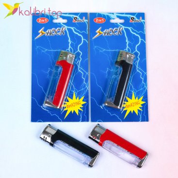 Зажигалка шокер прикол 8 см - Купить