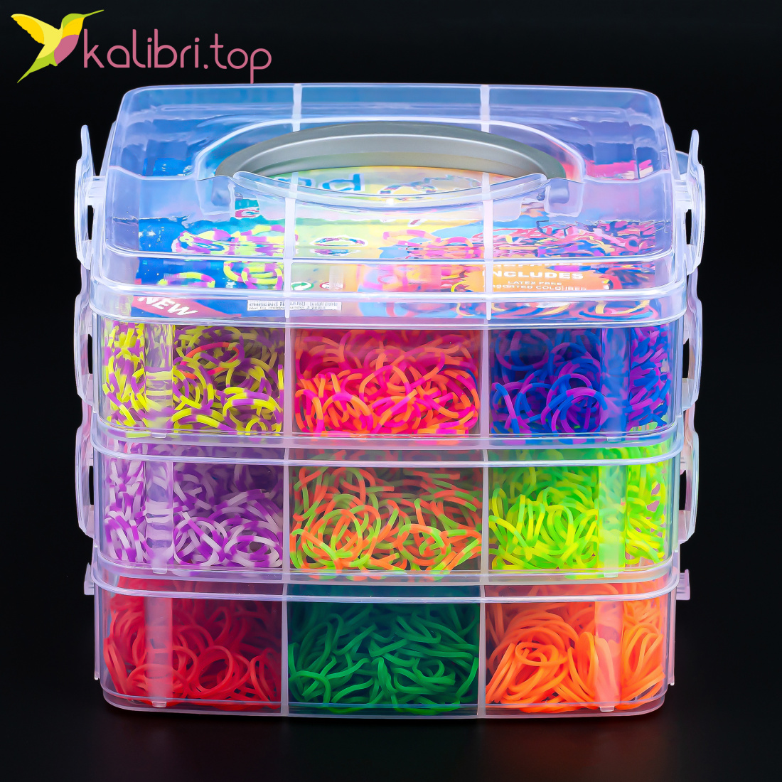 Набор резинок для плетения Сундучок оптом фото 02