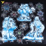 Новорічні наклейки на вікна Різдво 20х20 см оптом фото 05 Новорічні наклейки на вікна Різдво 20х20 см оптом фото 05