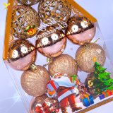 Ялинкові кульки яскравий феєрверк 5 см, 12 шт., набір оптом фото 02 Ялинкові кульки яскравий феєрверк 5 см, 12 шт., набір оптом фото 02