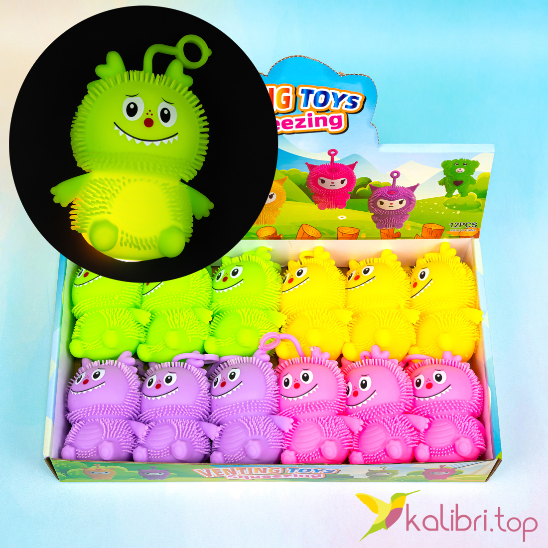 Їжачок, що світиться Чудик 10 см оптом фото 01