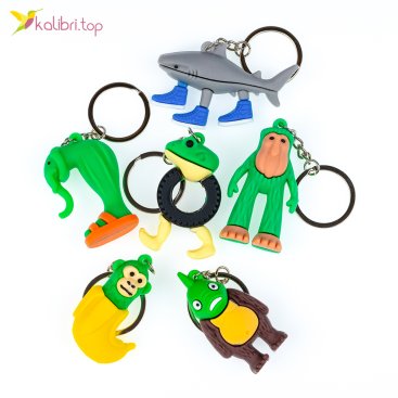Брелки детские резиновые Tralalero Tralala 11,5 см - Купить