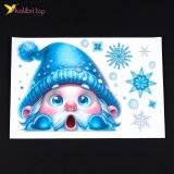 Новогодние наклейки на окна Праздник 30х20 см оптом фото 03 Новогодние наклейки на окна Праздник 30х20 см оптом фото 03