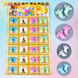 Антистрес аксолотль кольоровий на листі 4 см оптом фото 01 Антистрес аксолотль кольоровий на листі 4 см оптом фото 01