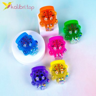 Слайм Божья Коровка 6 см, 58 г - Купить