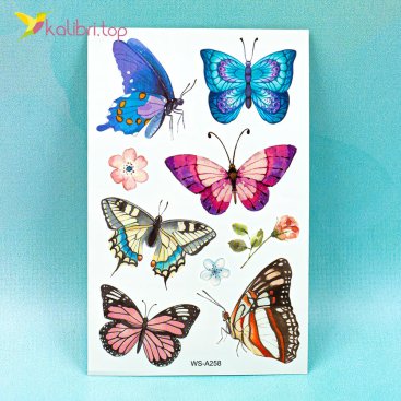 Детские татуировки Бабочки WS-A258 - Купить
