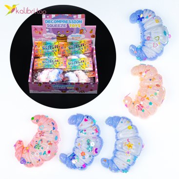 Игрушки антистресс Круассан 7 см, 64 г - Купить