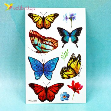 Детские татуировки Бабочки WS-A255 - Купить