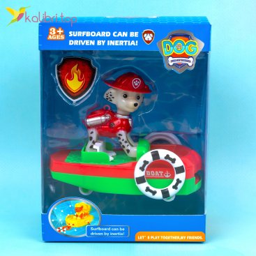Игрушка Собачка красная в лодке 12 см - Купить